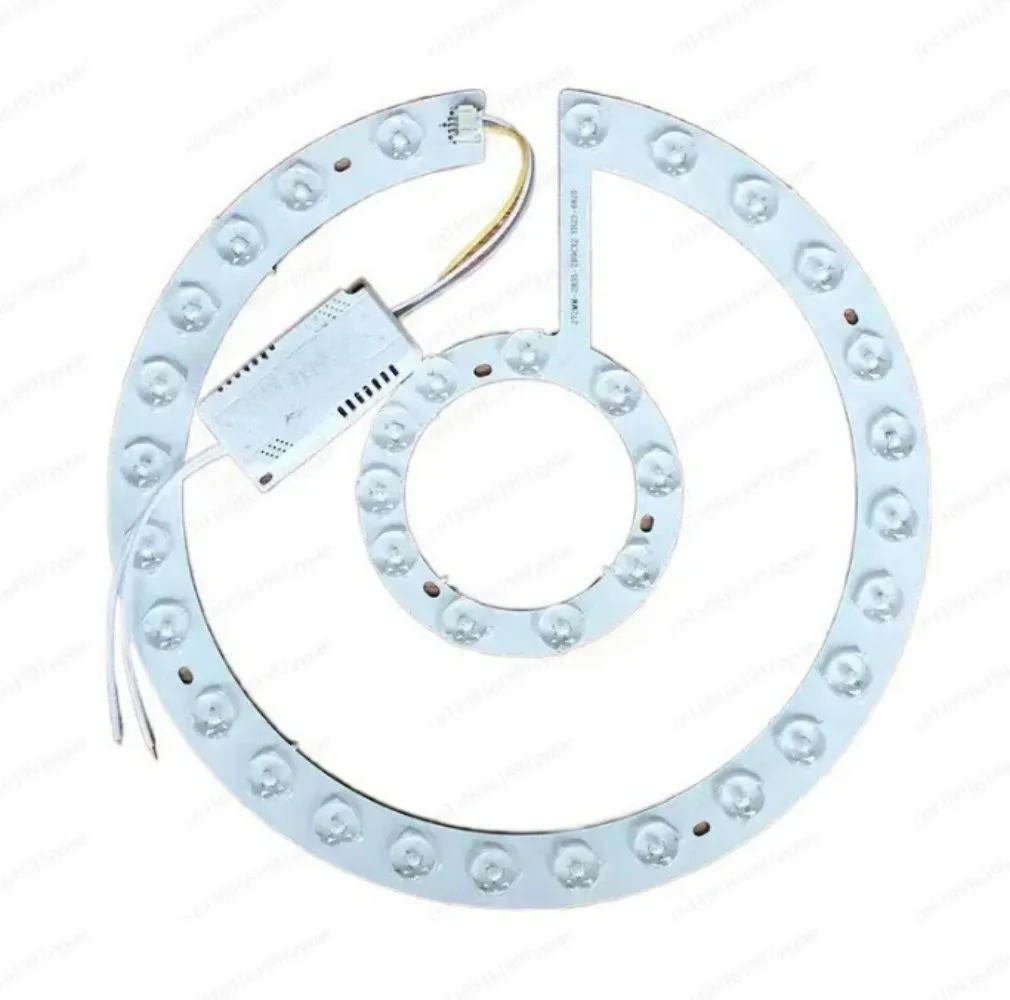 Sheet Replacement, Ceiling Fan Light, Chandelier Wick, Fan Light Source, General LED Three-color Dimming, White