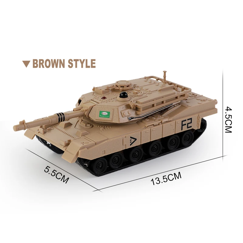 Tanque de juguete RC, Control remoto, batalla, modelo militar RTR, torreta de rotación de 170 grados con sistema infrarrojo, regalos para niños, seis canales ﻿