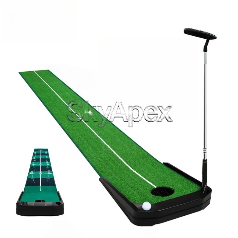 Indoor Putting Mat Golf Training Aids Fit Home Office Compact Size Convenient Setup For Quick Warm Up And Putting Skill Exercise