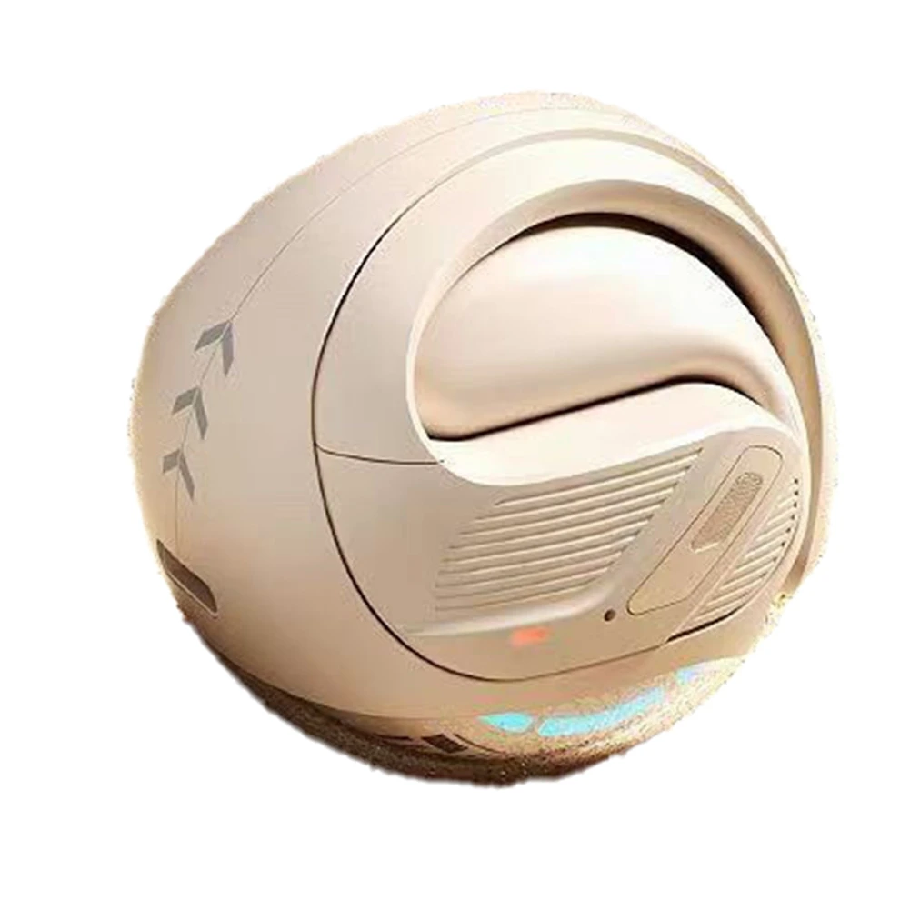 【Smart Accessories】 Smart AI Translation Headset Wireless Bluetooth 144 Languages Simultaneous Interpretation Beige