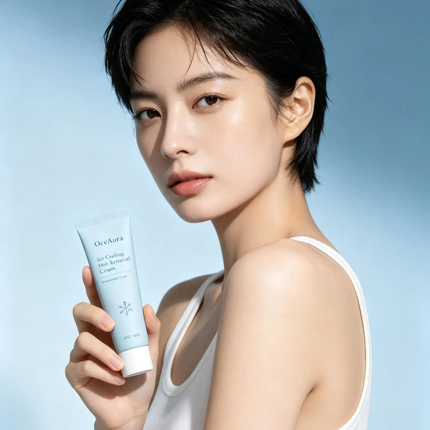 OceAura Body Hair Removal Cream Ice Cool Painless Smooth Skin Soothing Unwanted Underarm Arm Leg Intimate Area Depilatory Cream - view 6