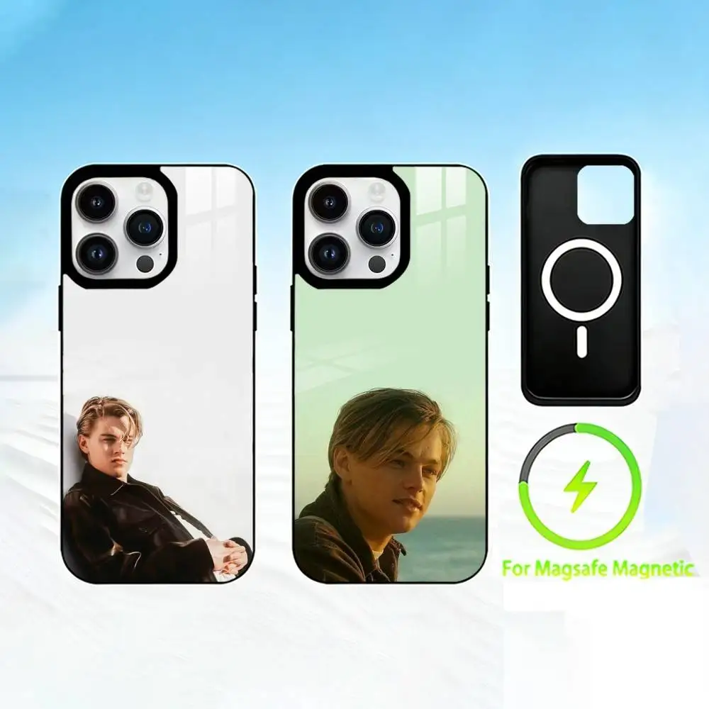 

L-Leonardo DiCaprio Phone Case For iPhone 17 16 15 14 13 12 Pro Max Plus for Mirror Wireless Magnetic Cover