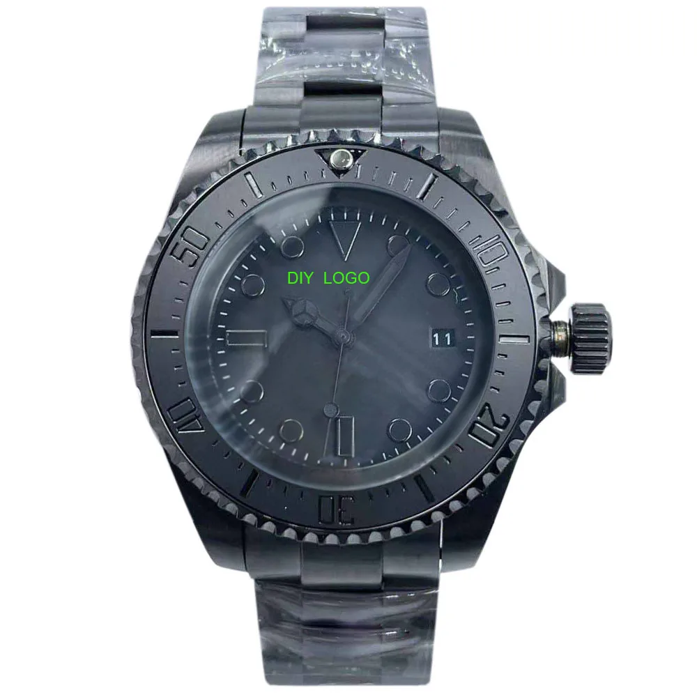 Customized Logo44mmmen's watch, 904 stainless steel and sapphire mirror, mechanical movement men's gifts