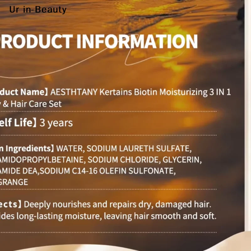 

Шампунь Aesthtany с кератином и биотином 500 мл | Увлажнение, укрепление и восстановление сухих, ломких волос