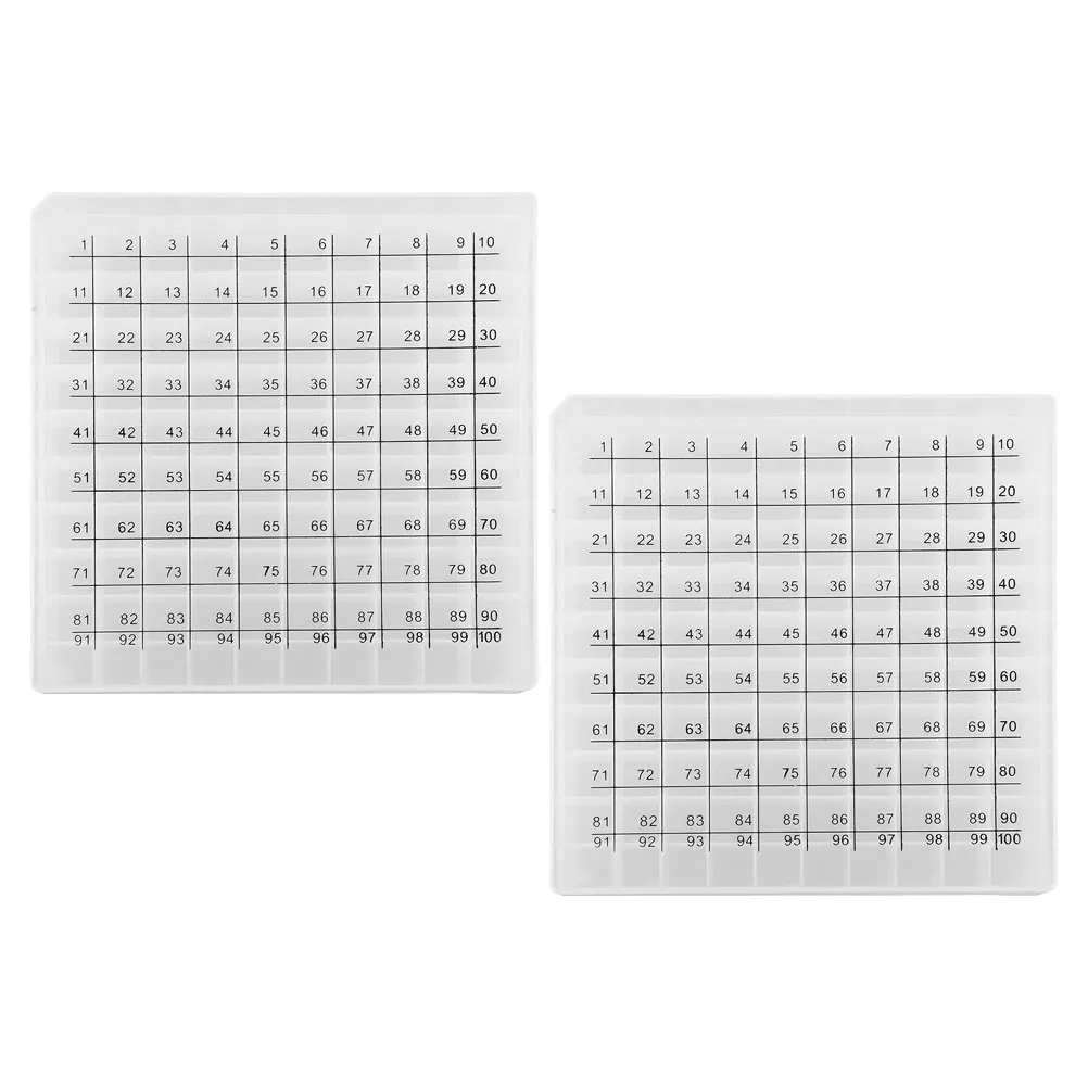 

2 Pcs Cold Storage Tube Box Phlebotomy Organizer Microsmall Holder Plastic Lab Racks Centrifugal