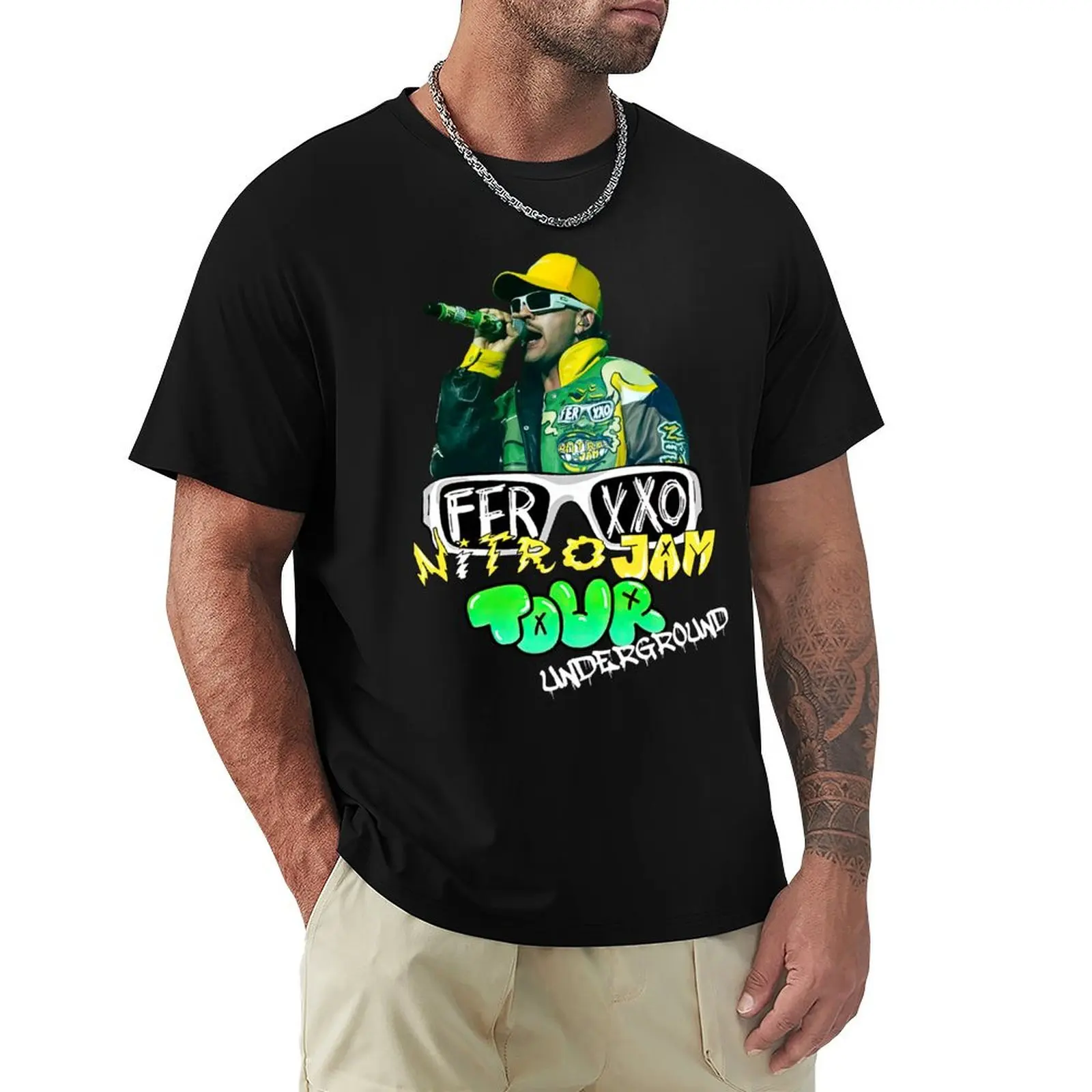 

Feid Ferxxo Art T-Shirt Everyday Wear Basic Short Sleeve Top