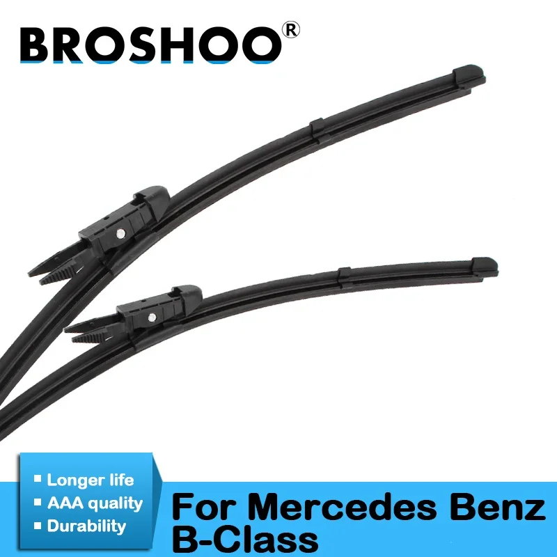 BROSHOO Car Windshield Wiper Blade Natural Rubber 2005 To 2018 For Mercedes Benz B Class W245 W246 B180 B200 Accessories Styling