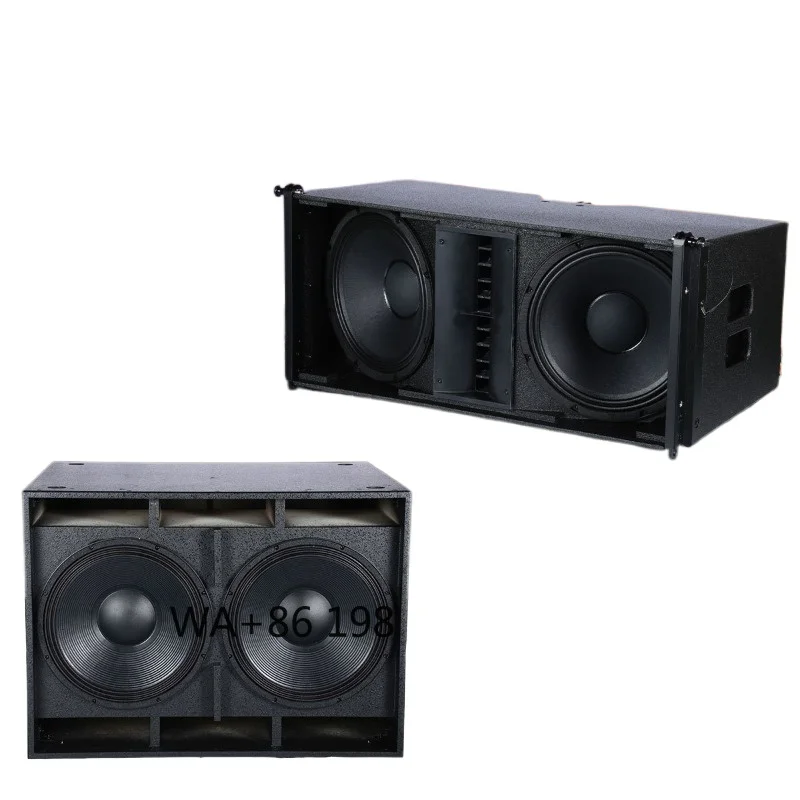 Dual 12 Inch Line Array Full Set 18 Inch Subwoofer Amplifier DJ Audio System For Church Stage Live Event