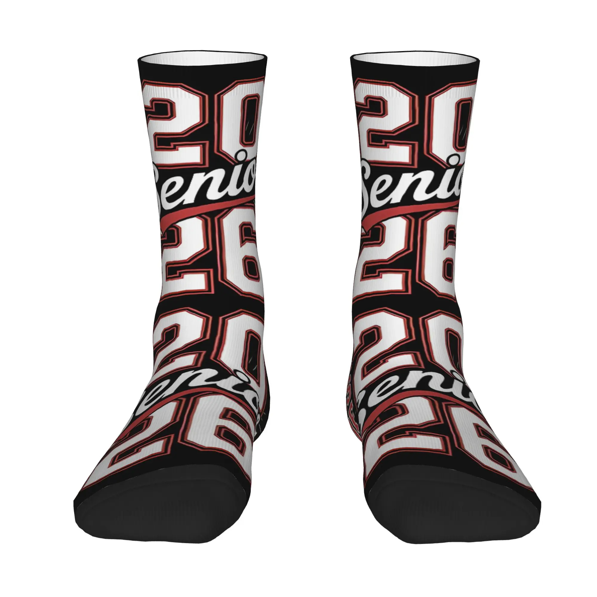 Funny Sock Graduation in 2026 Graduation Class Of 2026 Senior 2026 Hip Hop Quality  Printed Men Crew Socks Casual Men's Socks