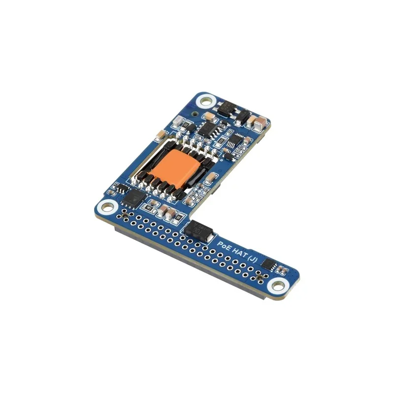 Waveshare PoE/ PoE+ HAT (J) Raspberry Pi 5/CM5, 5V/5A, Isolated Switched-mode Power Supply, Providing Both And Power