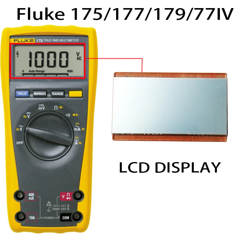 New Display LCD For Fluke 175 177 179 77IV True RMS Multimeter Screen Repair Replacement