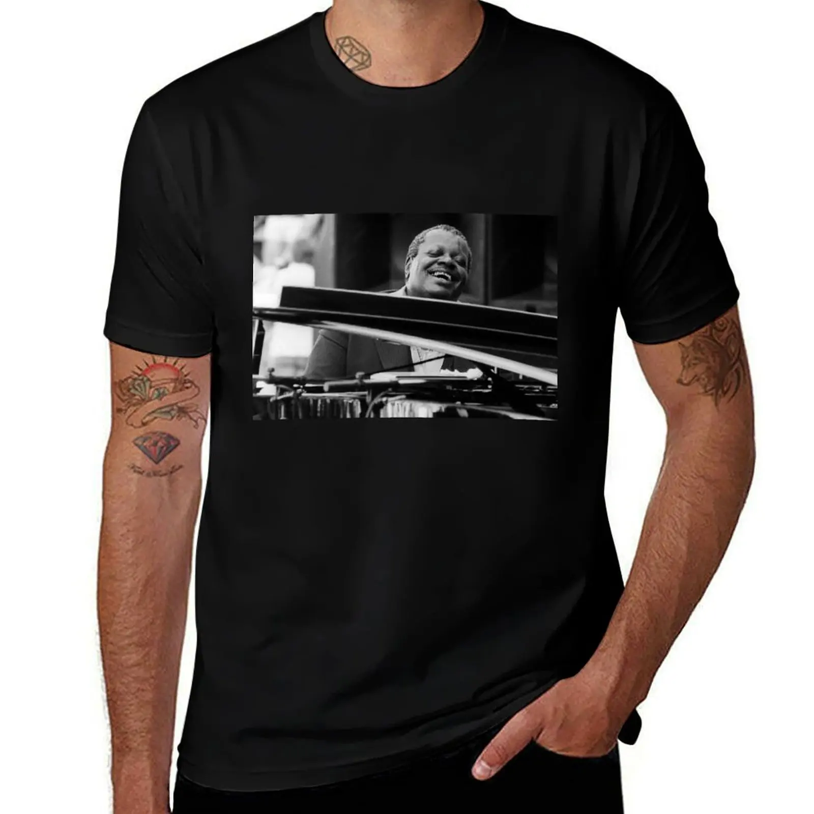 

Oscar Peterson T-Shirt t shirt man luxury cotton t shirts high quality man t shirts cotton T-Shirt
