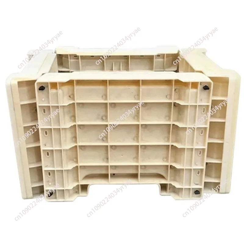 Cement flower pot mold leisure garden landscape imitation wood flower box abrasive tool park courtyard plastic thickened model
