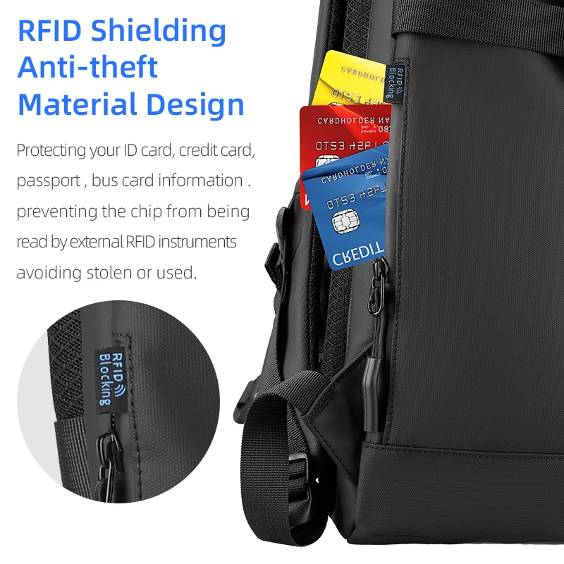 Mark Ryden Water Repellent Travel Backpack Anti-theft 15.6inch Laptop Bag