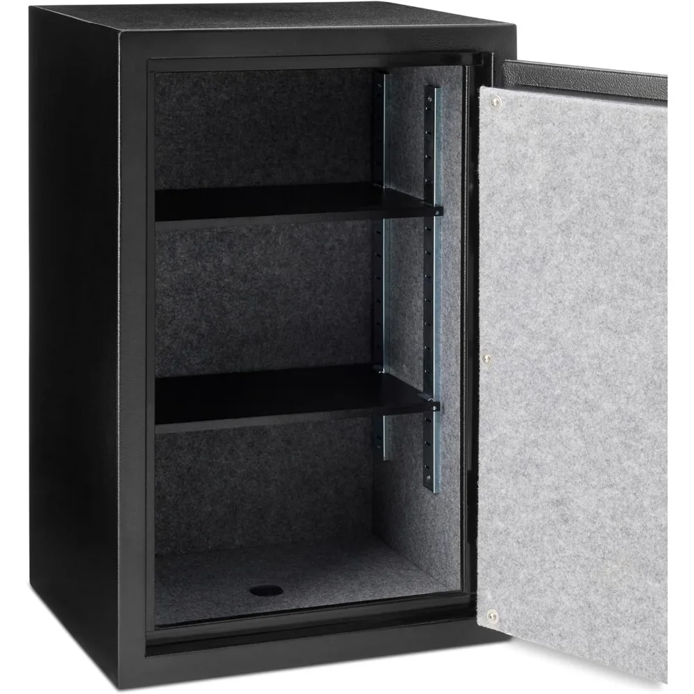 Coffre-fort de sécurité résistant au feu avec clavier électronique programmable, valeurs sécurisées et documents importants, 16,93" l x 13,8" d x