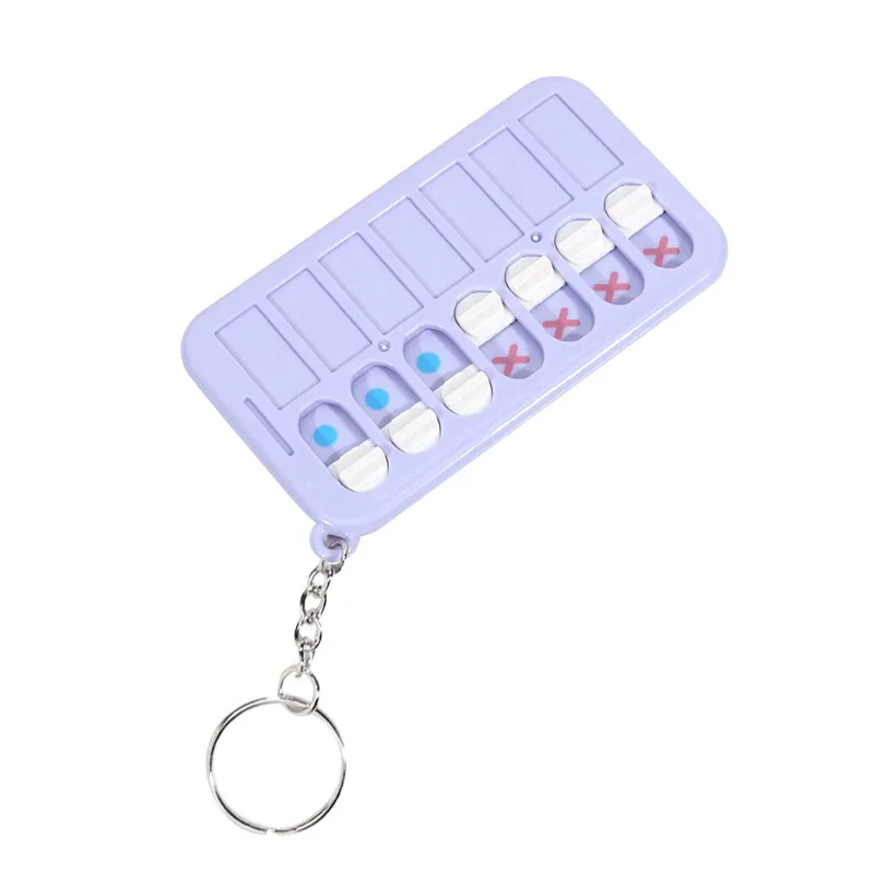 Portable Daily Plan Board Home Chore Chart Keychain Daily Schedule Keyring Chore Chart Key Chain Planner To Do List Chart Board view 5