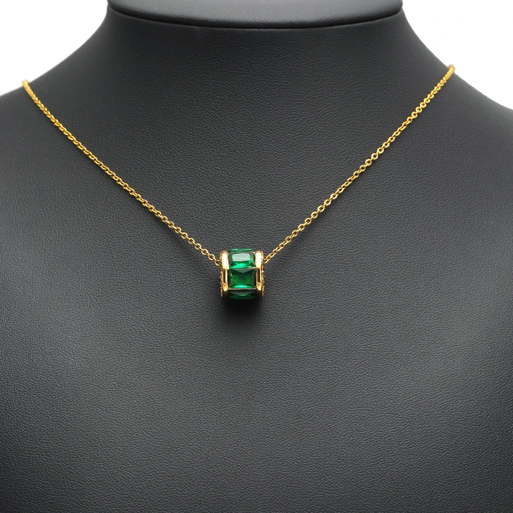 3 قطعة الفولاذ المقاوم للصدأ البيضاوي الزركون برميل الخرز خزر عازل DIY بها بنفسك مجوهرات للبنات النتائج قلادة سوار أقراط مكونات السائبة