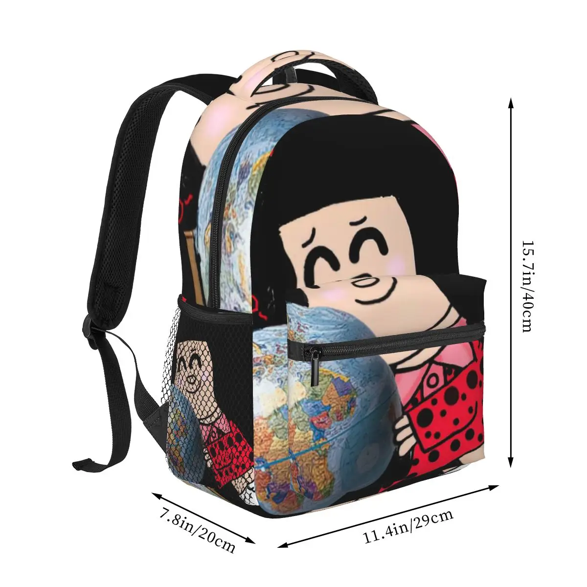 Mafalda Backpack for Girls Boys Travel RucksackBackpacks for Teenage school bag