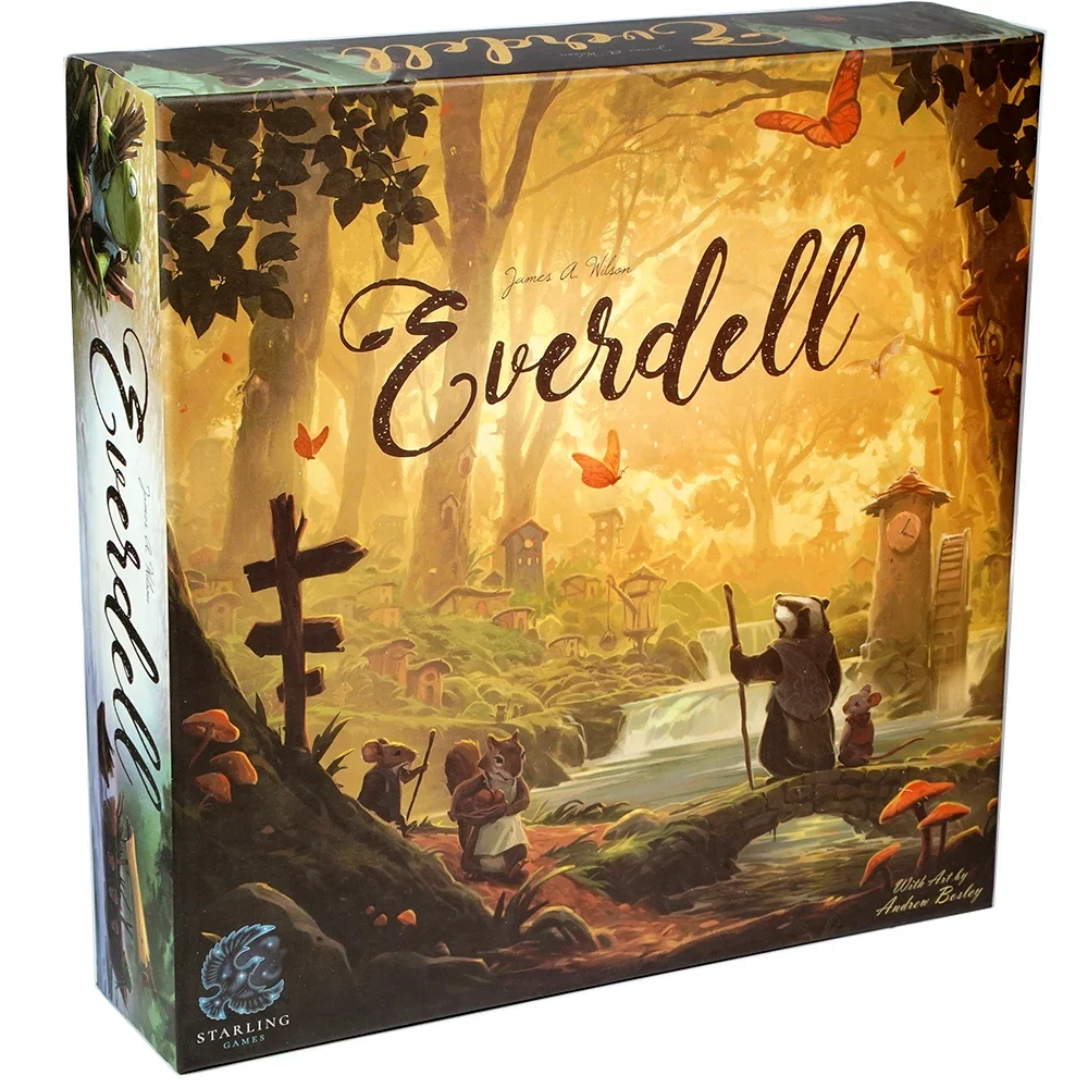 Everdell Brettspiel 1-4 Spieler Brettspiele für Familien spiel Nacht Englisch Version mehrfarbig