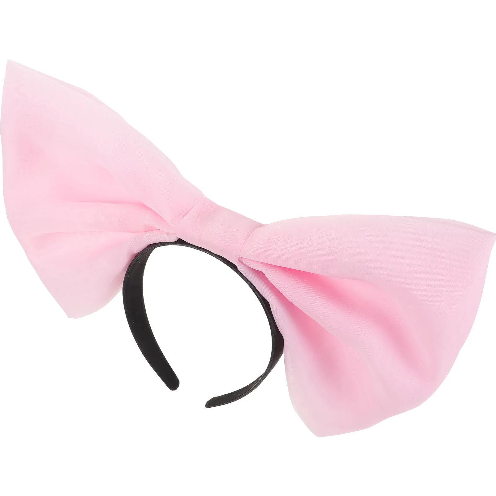 

Большая атласная повязка на голову с бантом для женщин, модный аксессуар для вечеринок и праздников, элегантный и очаровательный головной убор для взрослых