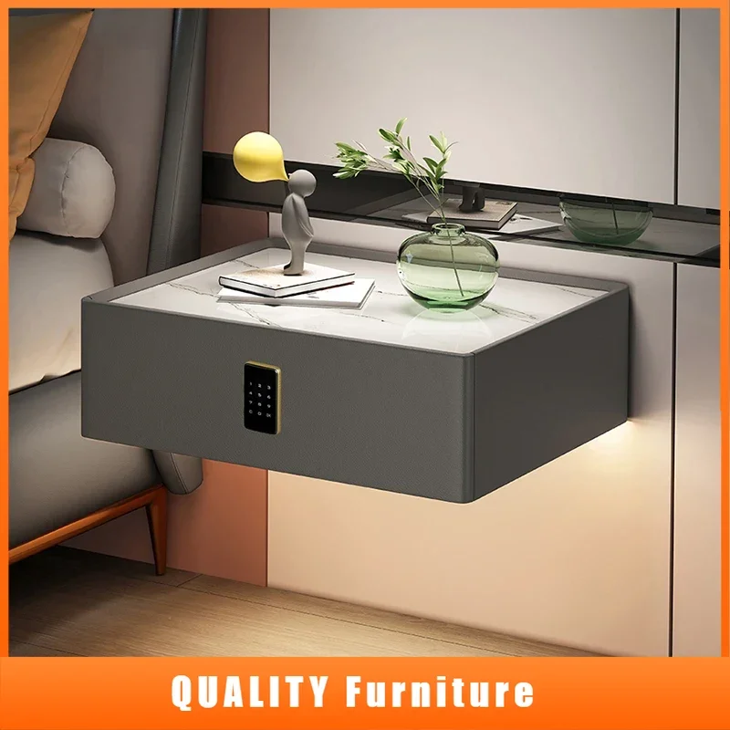 

Mini Bedside Table Nightstand Side Desk Bedroom Headboard Minimalism Narrow Design Mesinhas De Cabeceira Hanging Coffee