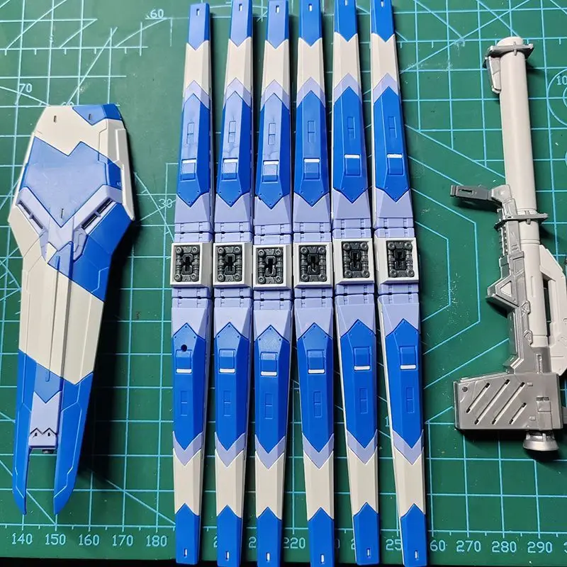 متوفر Gl نموذج RG-93-V2 Hi-ν Mech تجميع أطقم منمذجة مرحبا نو HG 1/144 عمل أرقام سطح المكتب الديكور دمية Gk الصبي لغز لعبة #6