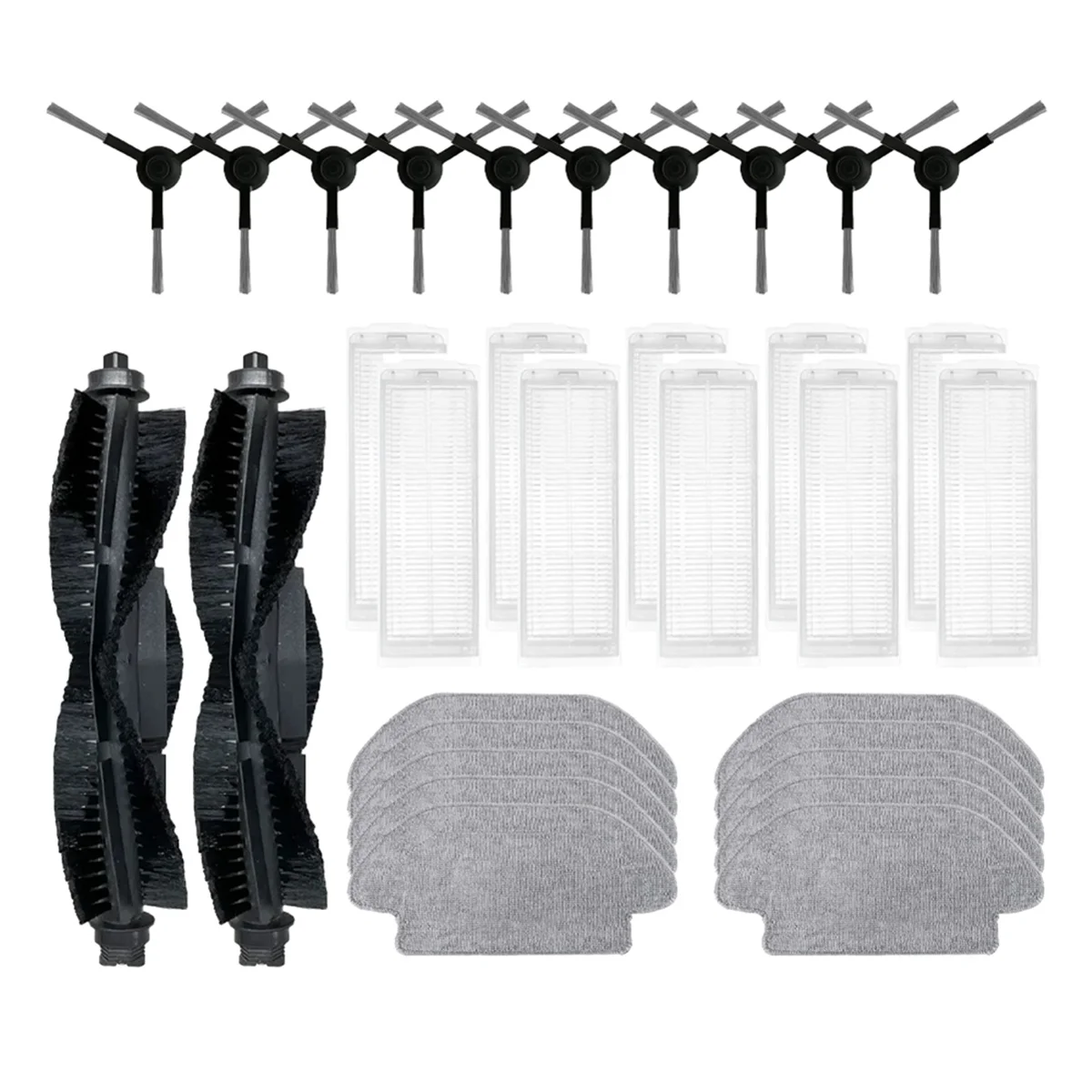 A01M-para Ilife A11 Robot repuestos de aspiradora accesorios Cepillo Lateral principal filtro Hepa paño de mopa cubierta de cepillo