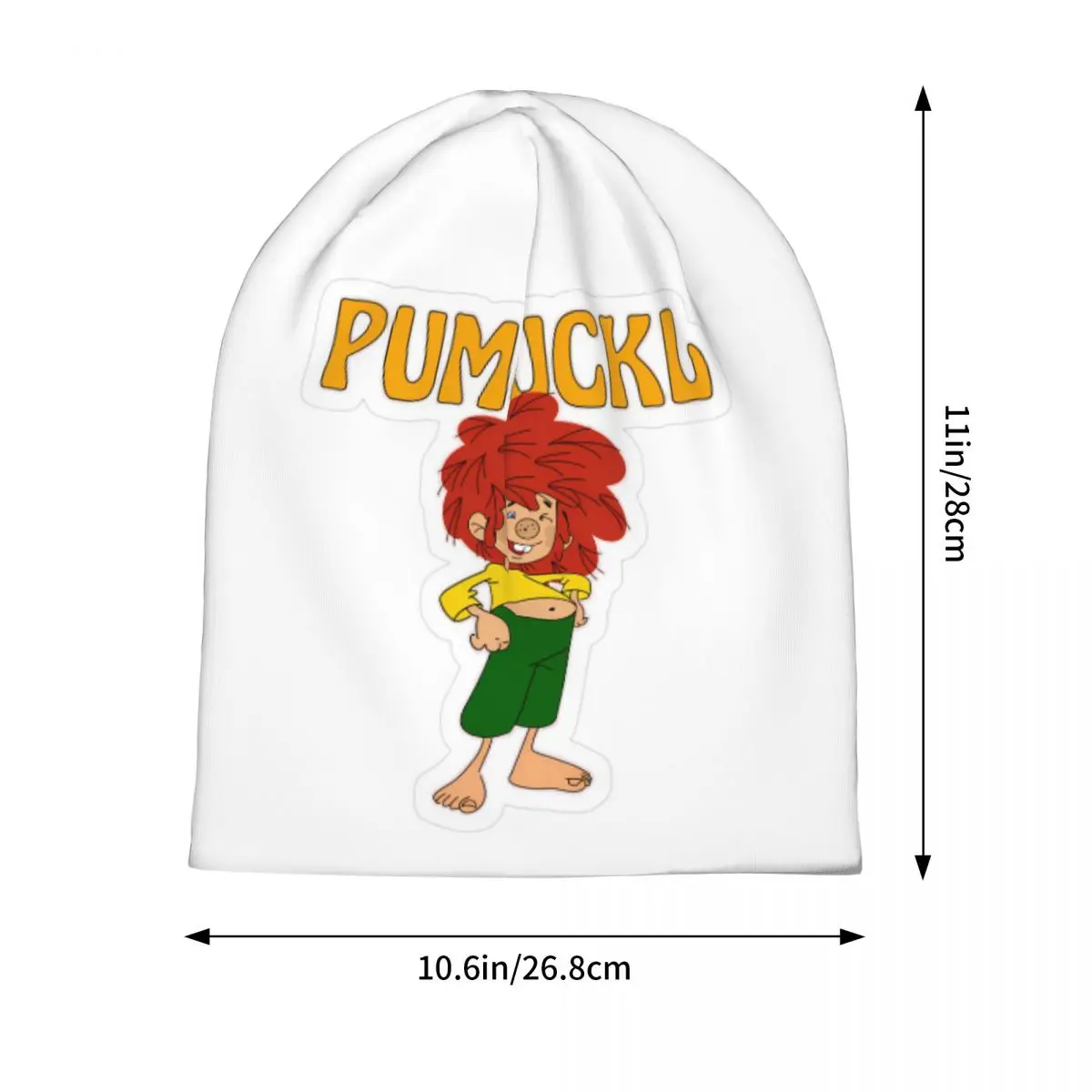 Pumuckl Is An Invisible Goblin  Men Women Adult Beanies Caps Knitted Bonnet Hat Warm Hip Hop Autumn Winter Outdoor Skullies Hats