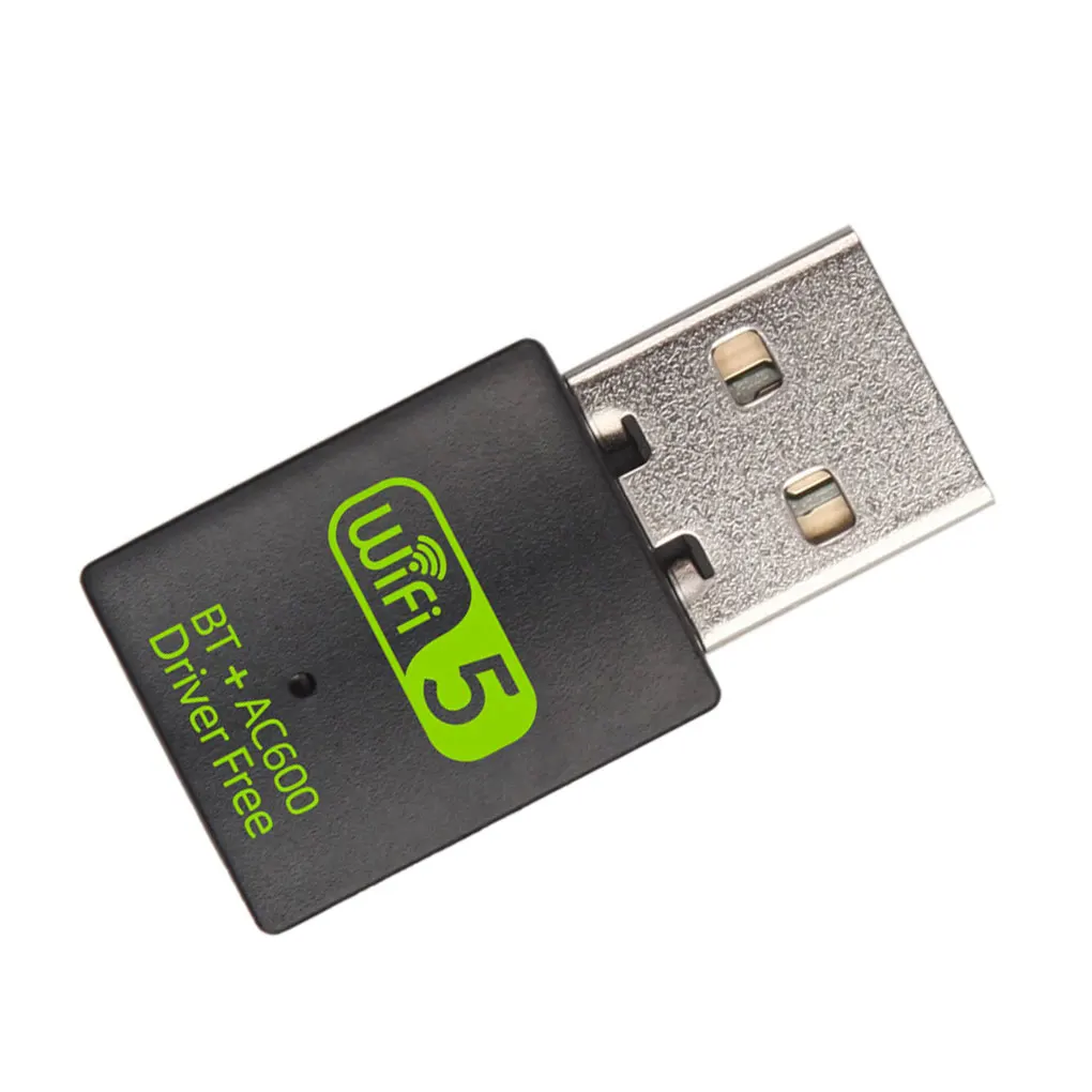 WiFi Adapter Bluetooth-compatible 600Mbps Network Card Mini Desktop Networking Tools Connectivity Multifunctional