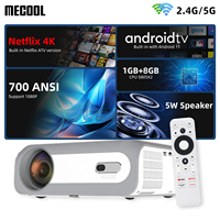 MECOOL KP1 Projector Home Theater 1080P FULL HD 14000 Lumens Display Device for Home and Movie 5'' LCD Screen Portable Proyector