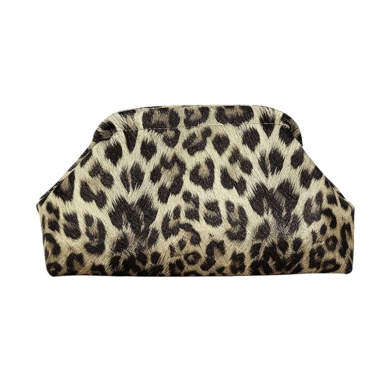 

Косметичка-клатч большой емкости с леопардовым принтом, модный ретро-кошелек из искусственной кожи для мобильного телефона, вечерние, свадебные, основной женский