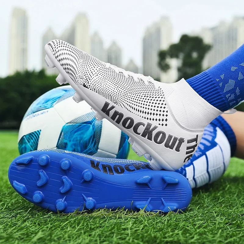 Society Soccer Cleats TF/FG Men Women Turf Indoor Training Football Boots Kids Professional Futsal Shoes