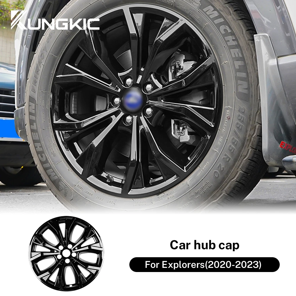 

Wheel Caps Hub Cap Performance Automobile Replacemen HubCap Full Rim Cover for Explorers 2020 2021 2022 2023 Accessories