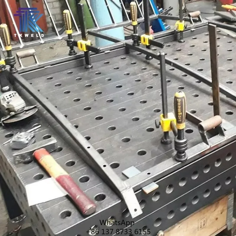 D16/D28 High-Precision 3D Welding Table CE Certified Cast Iron/Steel 2400*1200 New For Farm Industries