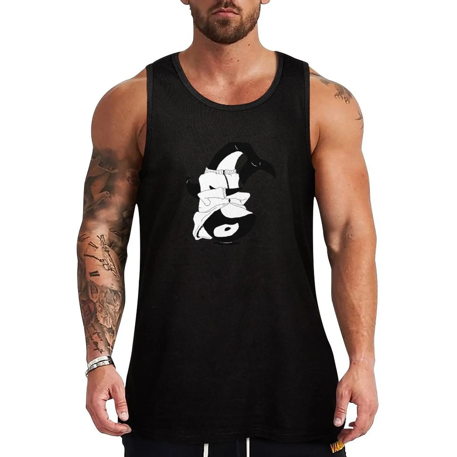 

Breakdancin' Orca Tank Top Working vest men gym Top summer tops