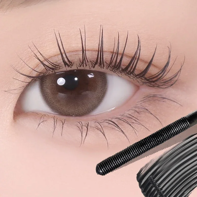 Lasting Curling Metal Iron Mascara Waterproof Non-smudging Volumizing Silk Fiber Mascara Quick Drying Eyelash Extensions Mascara