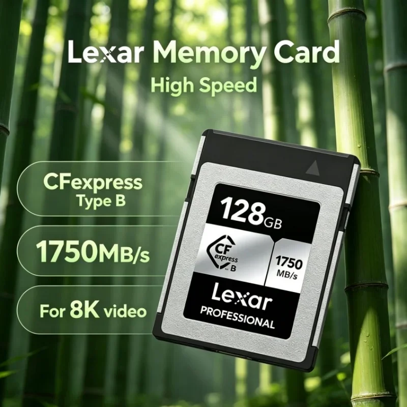 Lexar CFexpress Type B Memory Card Read 1750MB/s Storage Card 128GB 256GB 512GB CF express Type B Card For Videographers