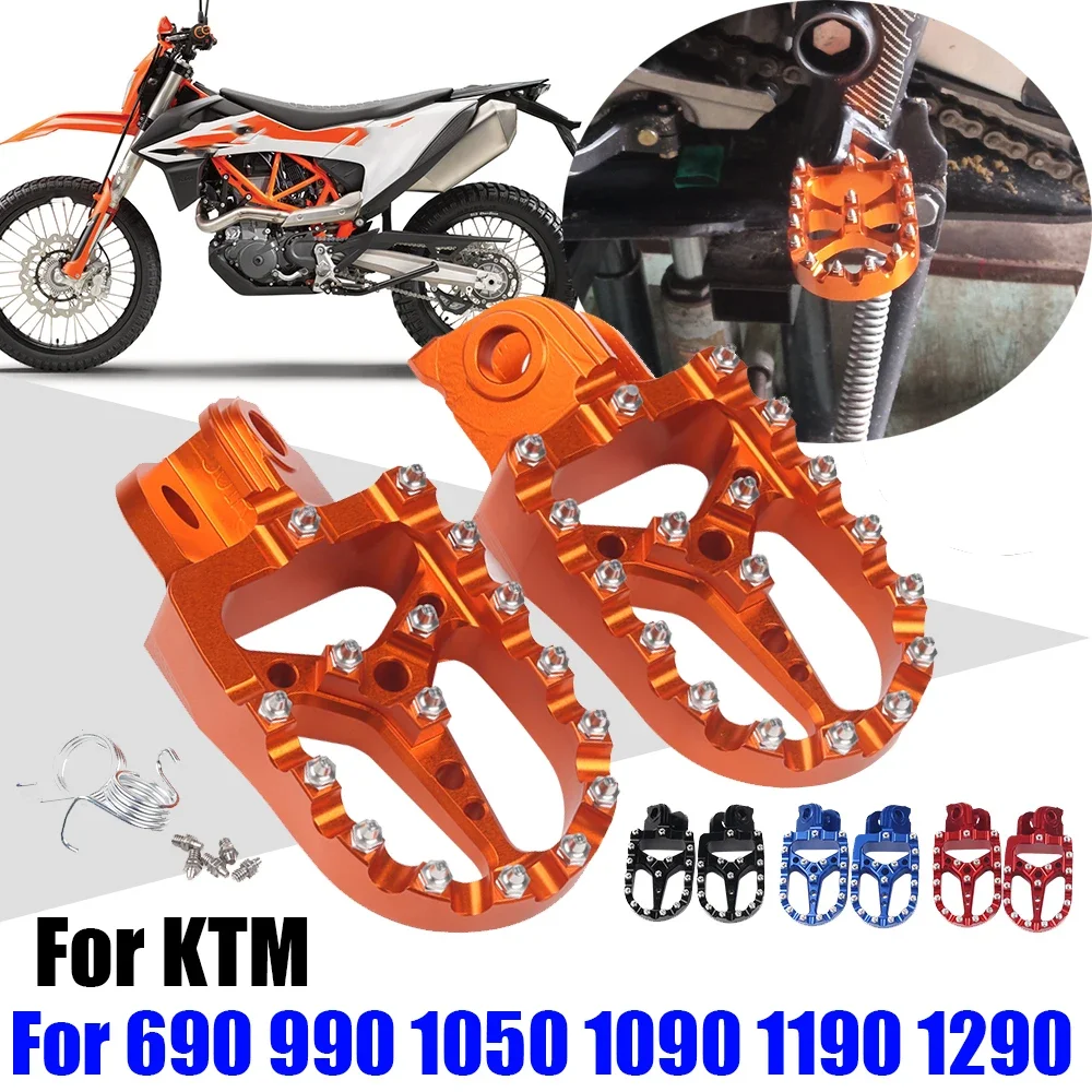 

Footrest Foot Pegs Rests Foot Pedals For KTM 690 ENDURO SMC R 950 SUPER MOTO R 990 1050 1090 1190 1290 ADVENTURE R S T Footpegs