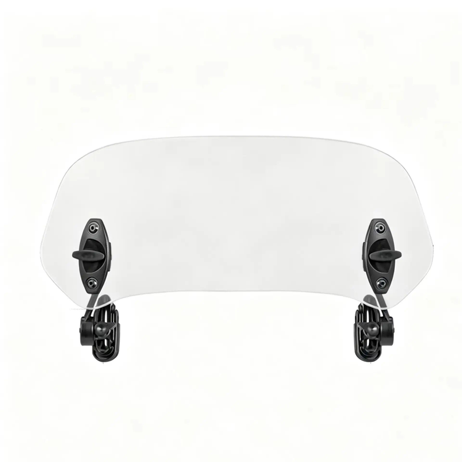 Windshield Extension Adjustable Spoiler Clamp-On Windscreen Deflector For All Motorcycle Models