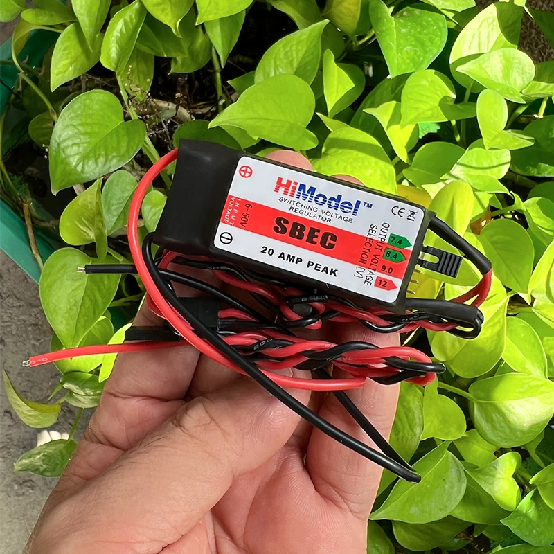 BEC 5V 6V 9V 12V 20A 2-12S Lipo Input HV UBEC Step Down Module Power Regulator Stable Converter For RC Model FPV - view 6