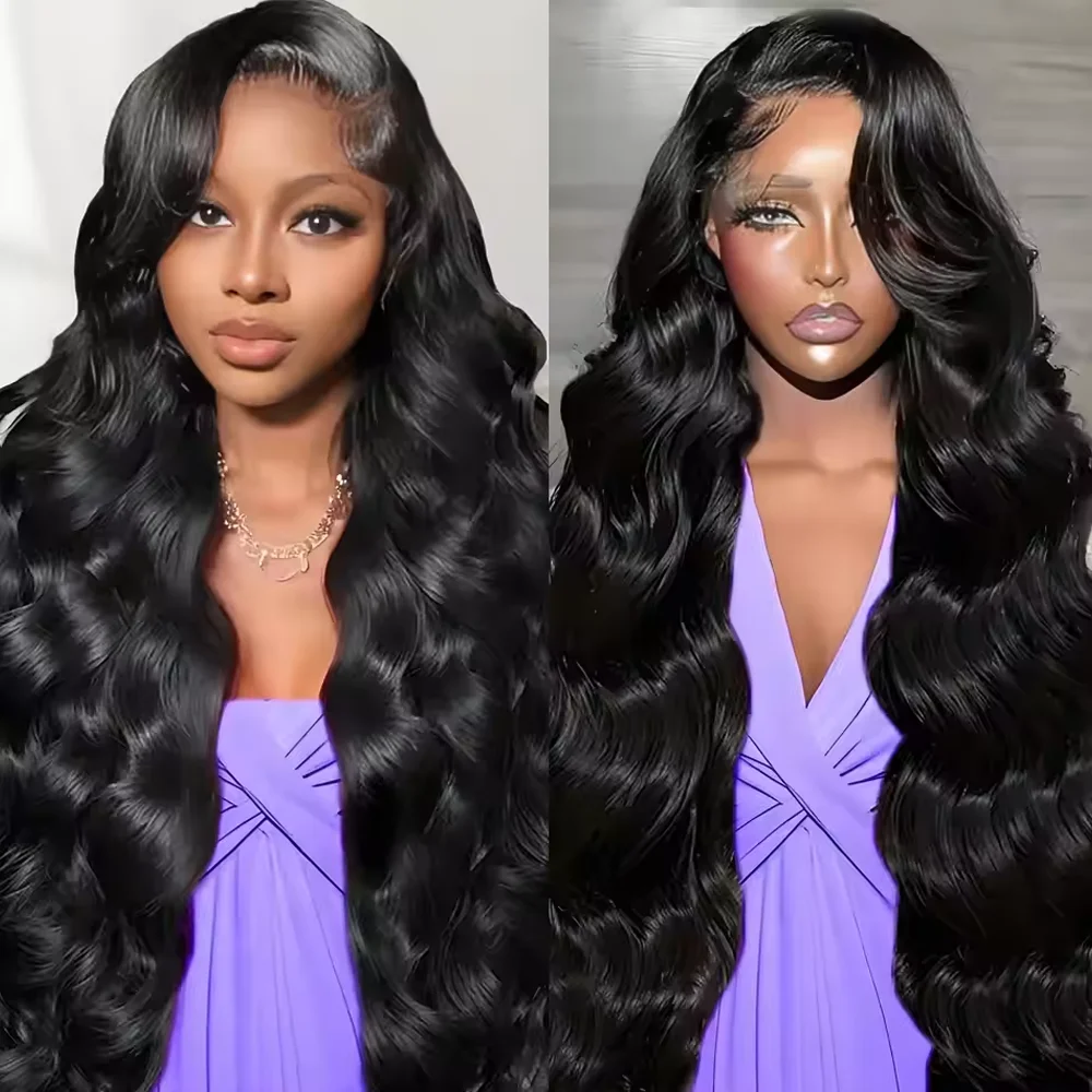 

38 Inch 13x6 13x4 HD Body Wave Lace Frontal Human Hair Wig Raw Glueless 5x5 Body Wave Lace Front Wigs Preplucked For Black Women