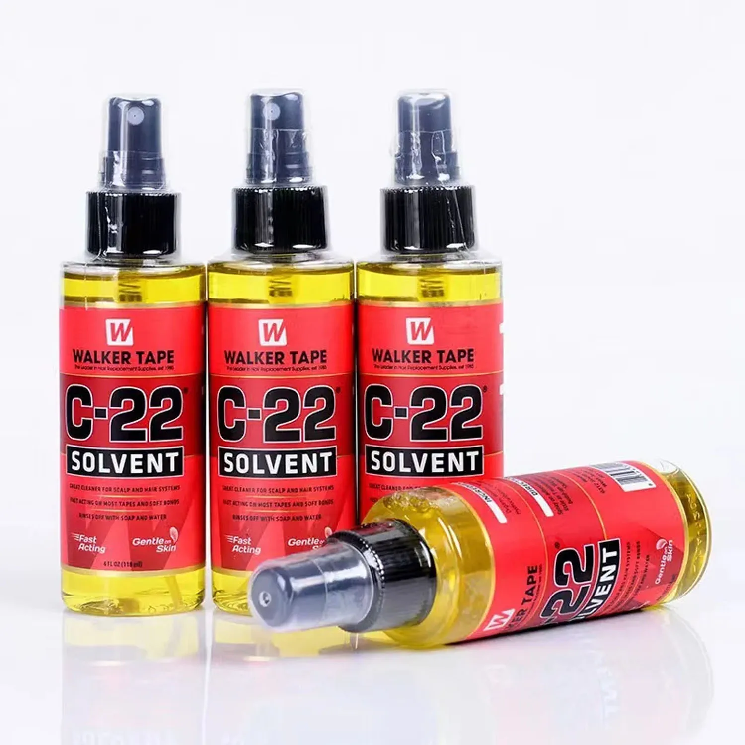 

4FL OZ 118ml C22 Walker Tape Remover Spray Fast Acting Glue Remover for Scalp And Hair Systems Wholesale Price
