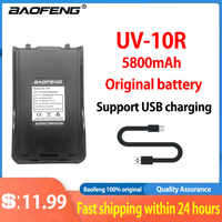 1pcs/2pcs Baofeng Original uv10R battery with 5800mah Rechargeable Two Way Radio cb radio baofeng UV-10R walkie talkie battery