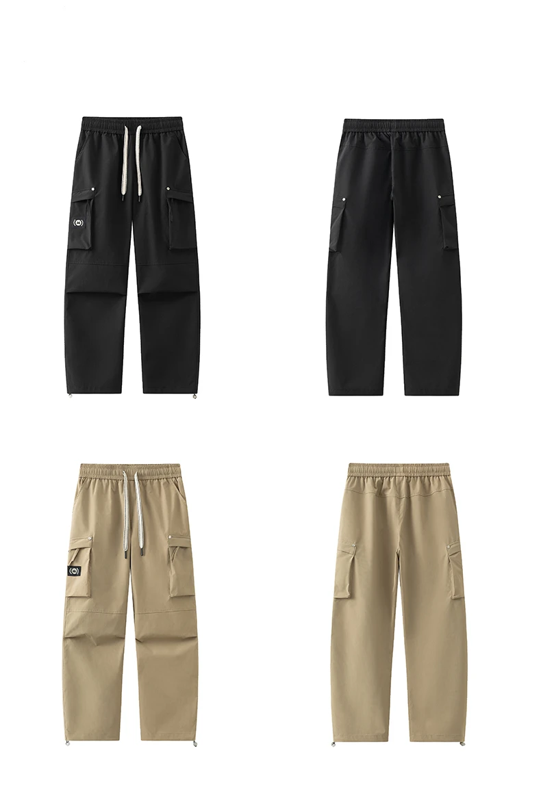 

ZG Spring new waterproof hot-selling overalls for men ins trendy brand loose casual handsome trousers