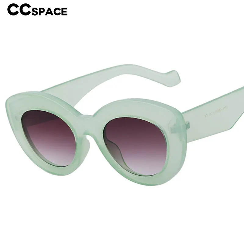 55731 New Style Sunglasses Candy Color Eyeglasses Large Frame Cat Eye Women Popular Sun Glasses Uv400 Mirror