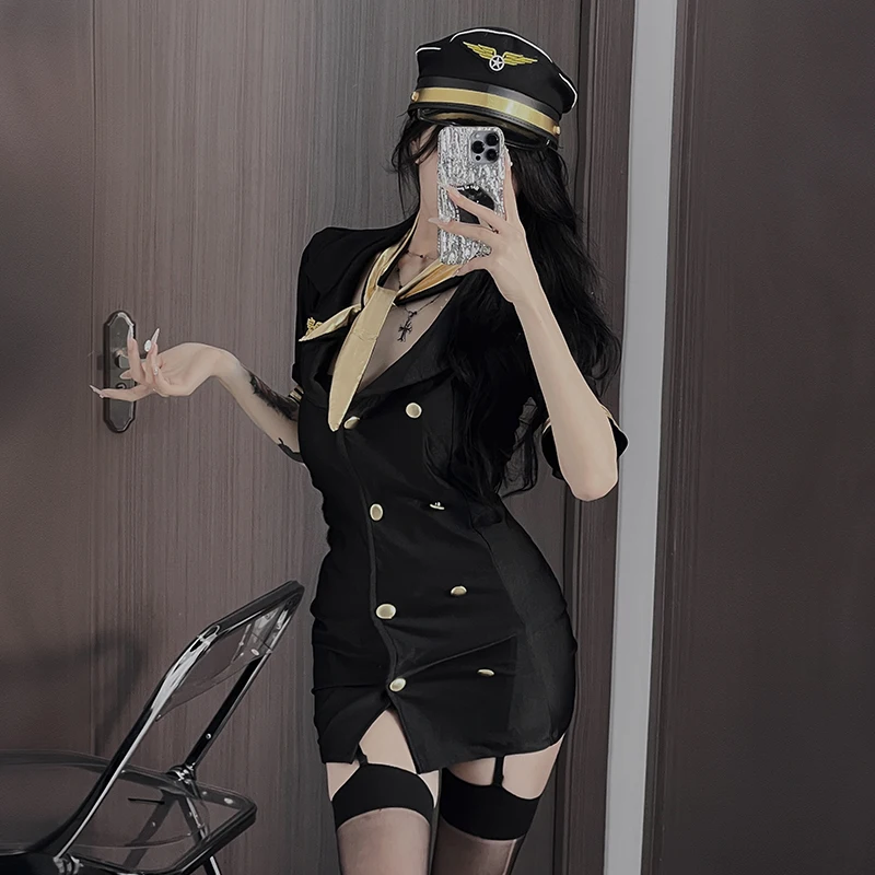 

Сексуальный комплект униформы для ночных выступлений: костюм стюардессы Pure Desire, женская одежда для сценических выступлений в традиционном китайском стиле