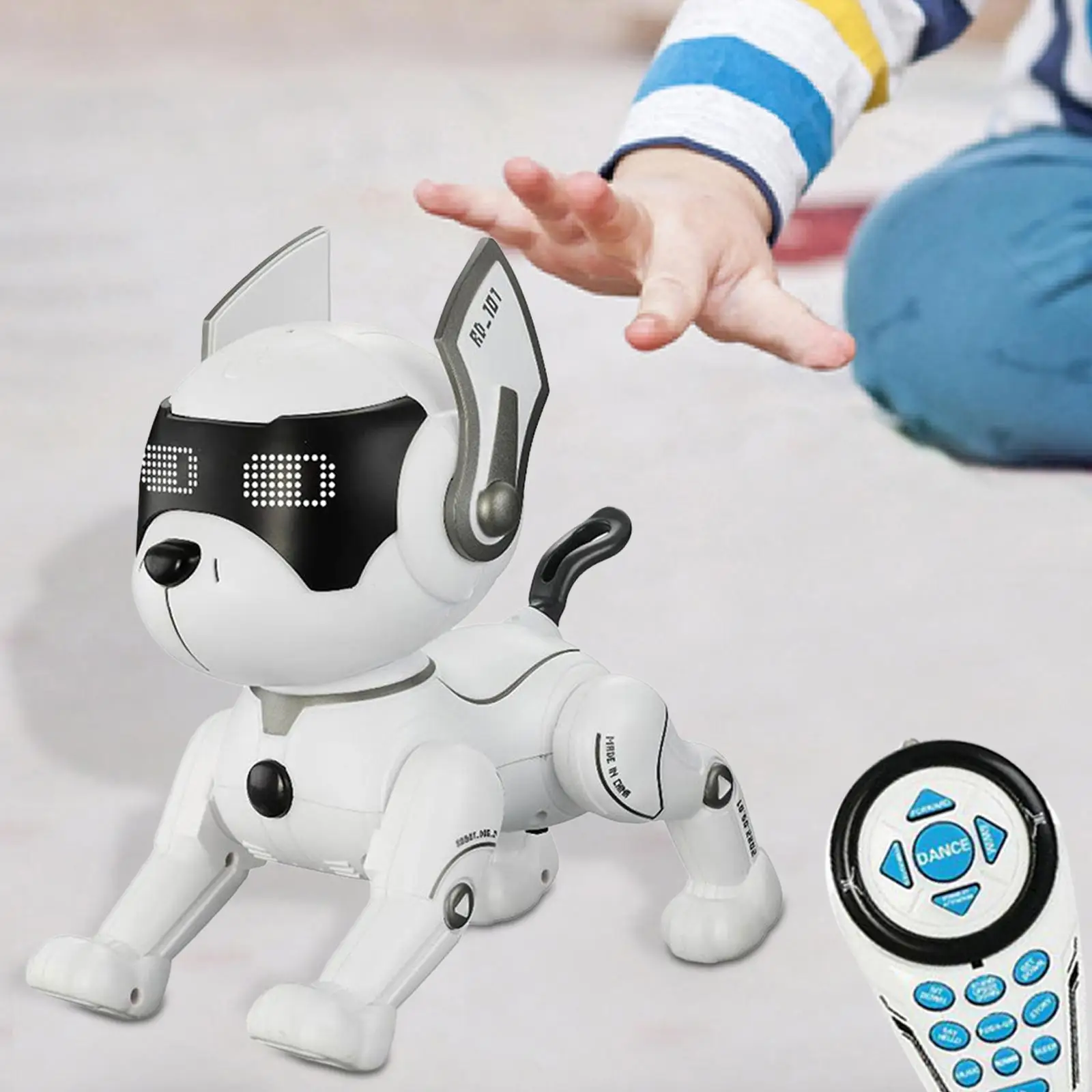 Robot Dog Toy Lovely Interactive Play Smart Electronic Robot Dog for Holiday