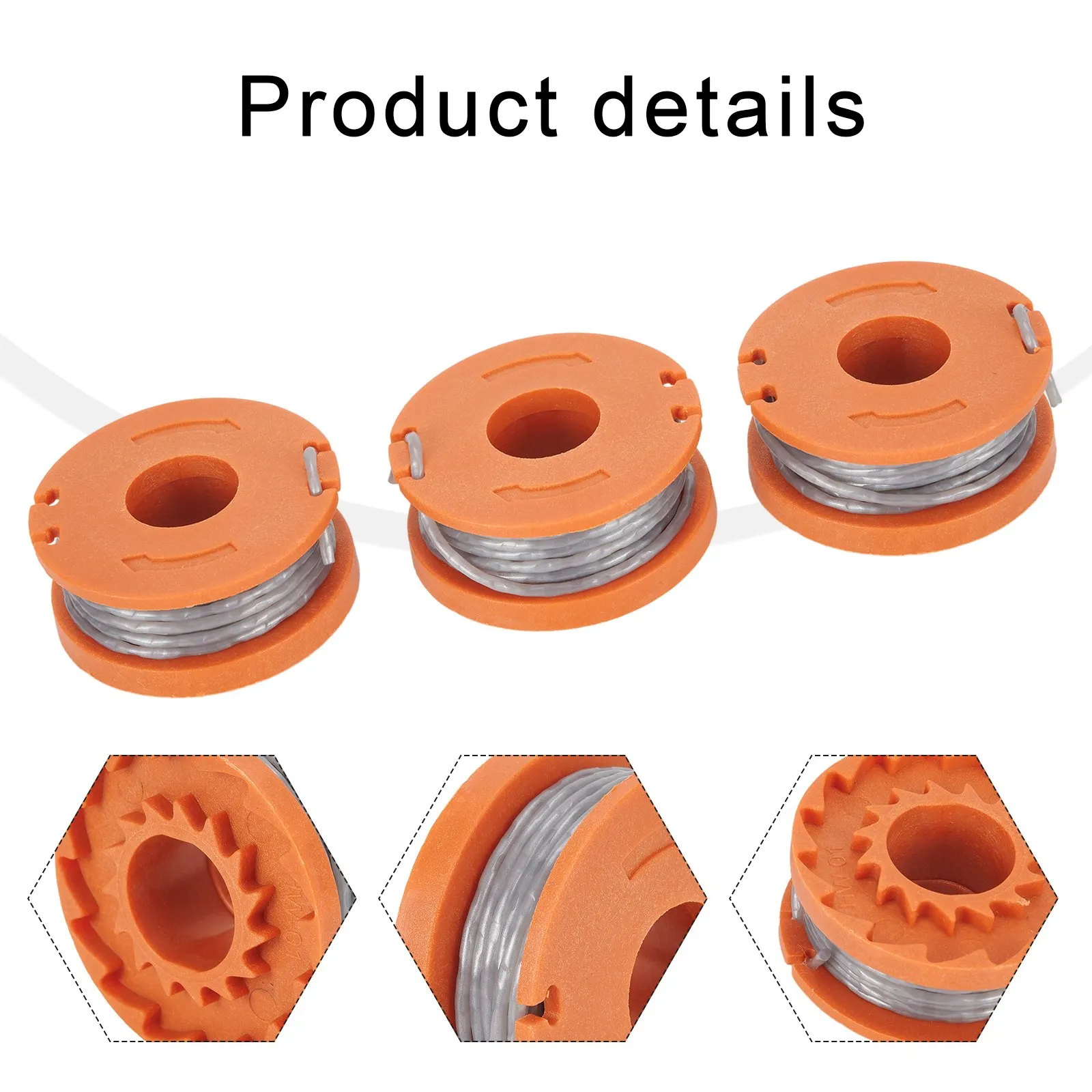 For SPAREs Go Cutting line replacement kit compatible to be used in the MC T1 825 model from For Argos includes three spools