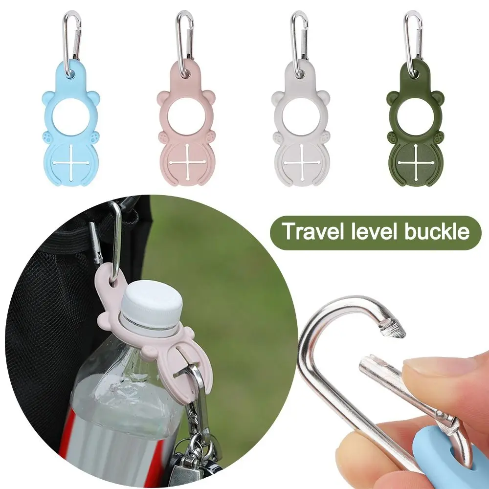 Portable Aluminum Silicone Water Bottle Buckle Easy To Use Cycling Tool Backpack Hanger Hooks Towel Hook Clip