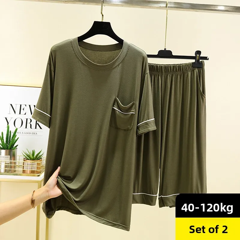 

Мужской летний тонкий комплект из модала, повседневный круглый комплект Ne ort Sve ket, домашняя одежда, комплект из двух предметов, легкий и удобный